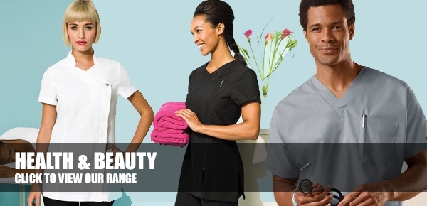 Spa tunics, spa trousers, scrub tops, aprons... it's all here in our health and beauty range
